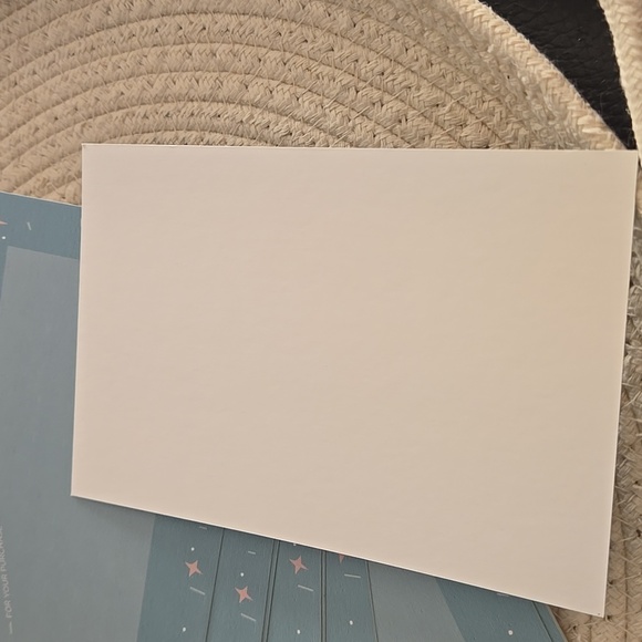 Poshmark 10 Swag Merch Blue Tone Thank You Cards Pink Accents Seller Reseller - Picture 4 of 10